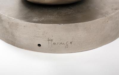 Jacques Jarrige Unique Silvered Bronze Light