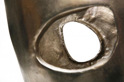 Jacques Jarrige Unique Silvered Bronze Light