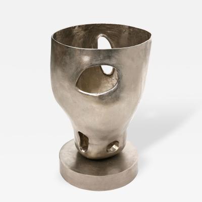 Jacques Jarrige Unique Silvered Bronze Light