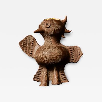 Jacques Pouchain Bird Shaped Ceramic Wall Sconce by Jacques Pouchain