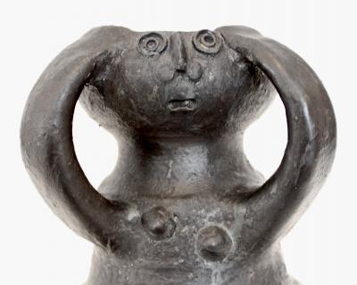 Jacques Pouchain Jacques Pouchain Ceramic Vase French Ceramicist Signed JP Atelier Dieulefit