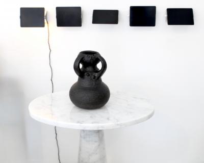 Jacques Pouchain Jacques Pouchain Ceramic Vase French Ceramicist Signed JP Atelier Dieulefit