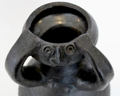 Jacques Pouchain Jacques Pouchain Ceramic Vase French Ceramicist Signed JP Atelier Dieulefit