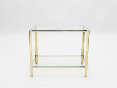 Jacques Quinet French Bronze occasional side table by Jacques Quinet for Broncz 1960s