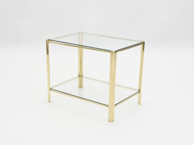 Jacques Quinet French Bronze occasional side table by Jacques Quinet for Broncz 1960s