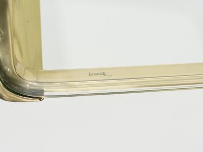 Jacques Quinet French Bronze occasional side table by Jacques Quinet for Broncz 1960s