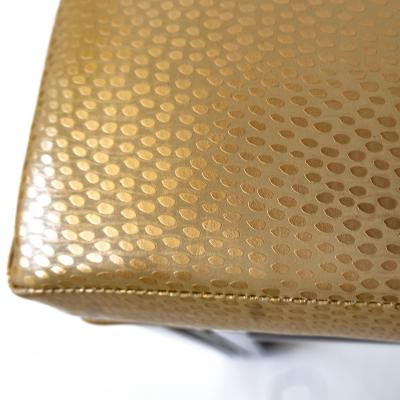 Jacques Quinet French Modern Black Lacquer Bench Jacques Quinet