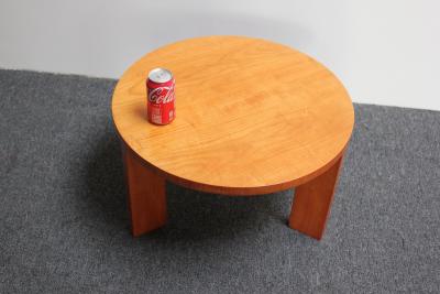 Jacques Quinet French Moderne Table Basse Low Accent Table in Ash by Jacques Quinet