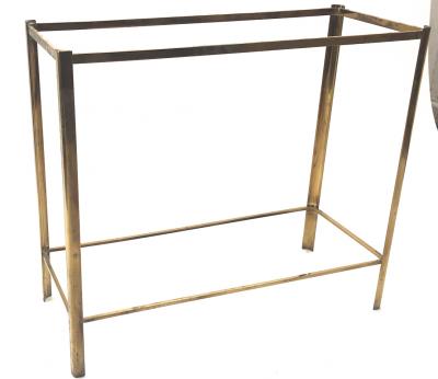 Jacques Quinet Jacques Quinet 2 tier gold bronze console