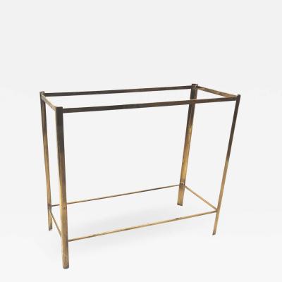 Jacques Quinet Jacques Quinet 2 tier gold bronze console