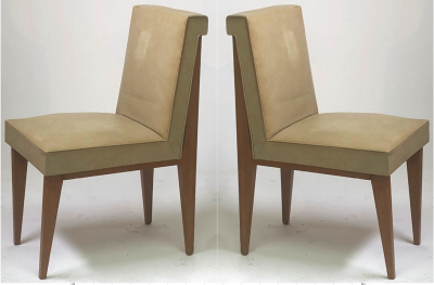 Jacques Quinet Jacques Quinet superb genuine pair of chairs in vintage condition