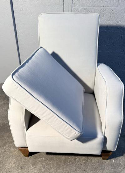 Jacques Quinet Pair of armchairs by Jacques Quinet 1918 1992 France circa 1955