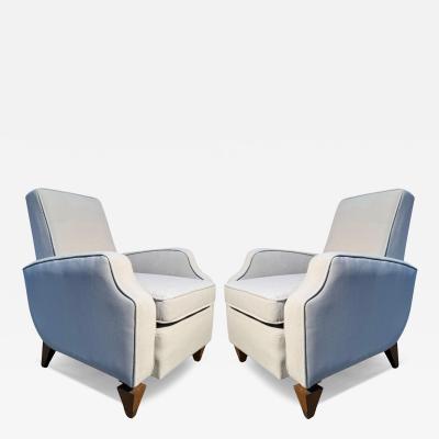 Jacques Quinet Pair of armchairs by Jacques Quinet 1918 1992 France circa 1955