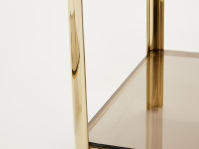 Jacques Quinet Pair of two tier Bronze end tables by Jacques Quinet for Broncz 1960s