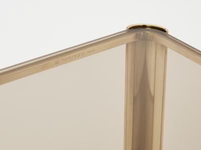 Jacques Quinet Pair of two tier Bronze end tables by Jacques Quinet for Broncz 1960s