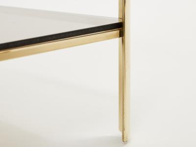 Jacques Quinet Pair of two tier Bronze end tables by Jacques Quinet for Broncz 1960s