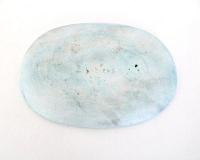 Jacques Serre French Artists Michelle and Jacques Serre 2 Potiers Deux Potiers Ceramic Dish