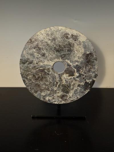 Jade Bi Disc Late Neolithic Period Liangzhu Culture 3200 2300 BCE