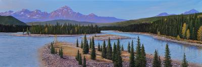 Jake Vandenbrink Jasper River View Athabaska River Highway 93 