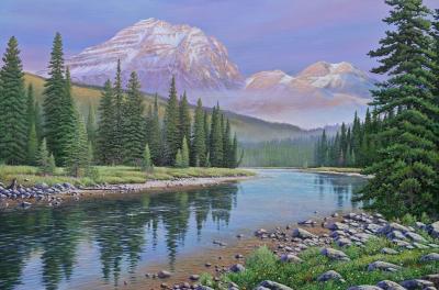 Jake Vandenbrink Mountain Memories Mount Temple Bow Valley 