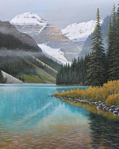 Jake Vandenbrink On a Lakeside Stroll