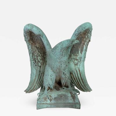 Jakob Otto Schweizer Bronze Spreadwing Eagle by Jakob Otto Schweizer 1863 1955