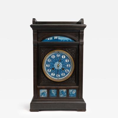 James Aitchison signed A French Aesthetic Movement Mantel or Bracket Clock