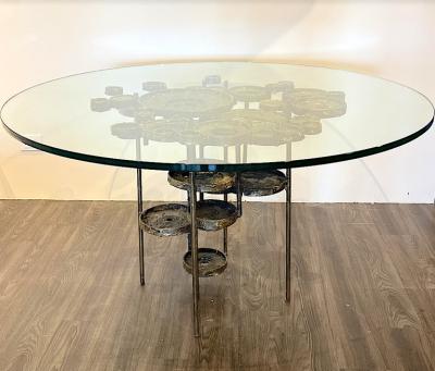 James Anthony Bearden Moon Pool Dining Table by James Bearden for Studio Van Den Akker