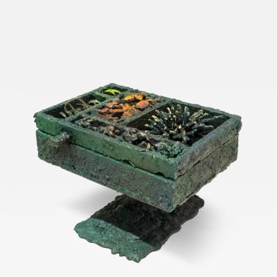 James Anthony Bearden Segment Jewelry Box on Pedestal 2017