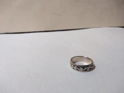 James Avery James Avery Style Sterling Silver Etched Band Ring Size 7 5