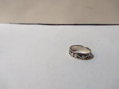 James Avery James Avery Style Sterling Silver Etched Band Ring Size 7 5