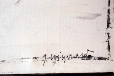 James Coignard Abstract Expressionist Oil on Canvas James Coignard France 1984