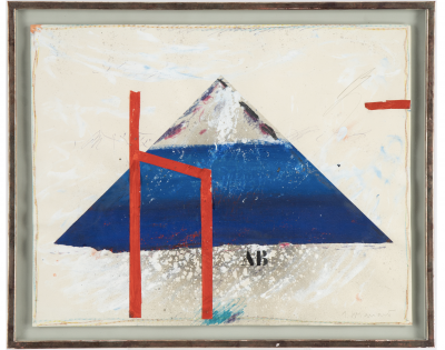 James Coignard James Coignard gouache collage on paper