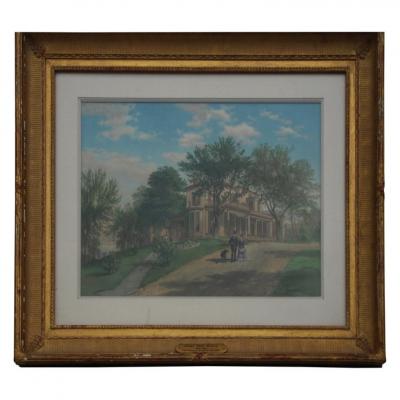 James David Smillie 1872 Watercolor by James David Smillie
