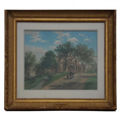 James David Smillie 1872 Watercolor by James David Smillie