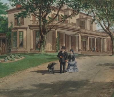 James David Smillie 1872 Watercolor by James David Smillie