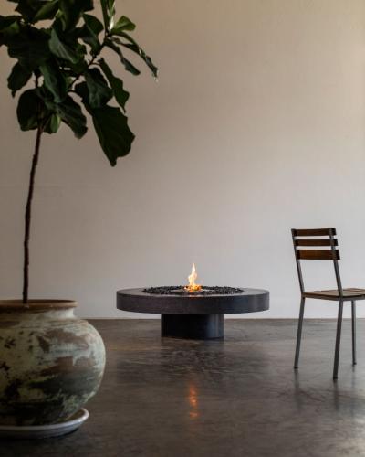 James De Wulf Floating Fire Table