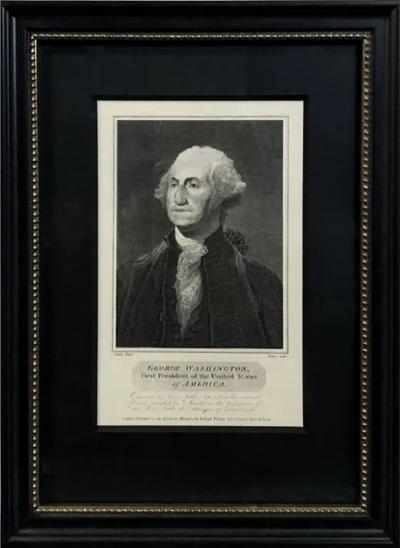 James Fittler George Washington First President of the United States of America Engraving