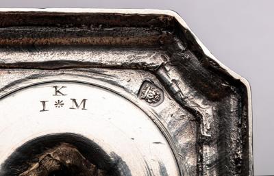 James Gould Queen Anne Silver Taperstick made by James Gould