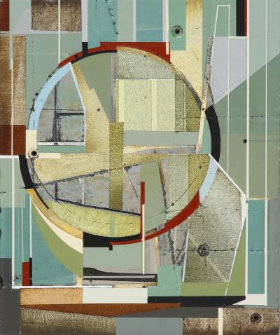 James Kennedy Salon Composition 2021 Abstract Acrylic On Panel By James Kennedy