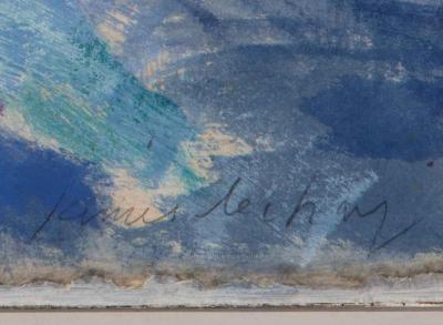 James Lechay Aegean Seascape with Figure