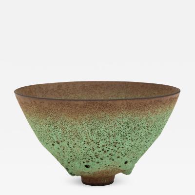 James Lovera James Lovera bowl in a green lave glaze United States