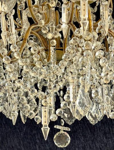 James Moder James Moder Crystal Venetian Style Chandelier 
