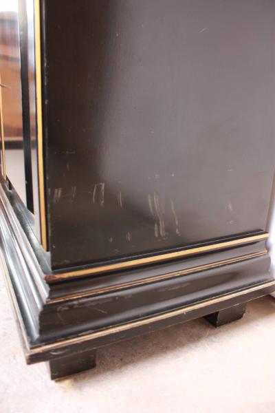 James Mont 1970s James Mont Style Ebonized Armoire