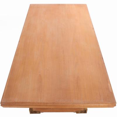 James Mont A mahogany and bronze dining table in the manner of James Mont C 1950 