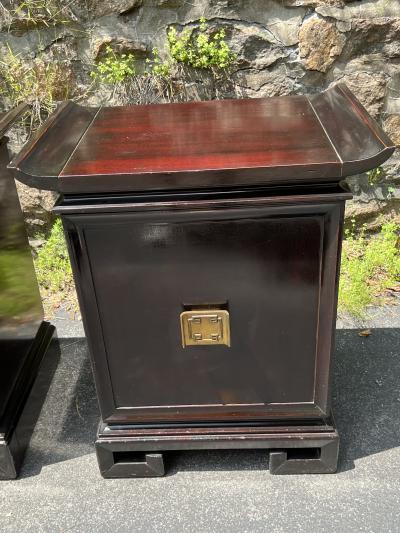 James Mont ASIAN MODERN PAIR OF CABINETS ATTRIBUTED TO JAMES MONT