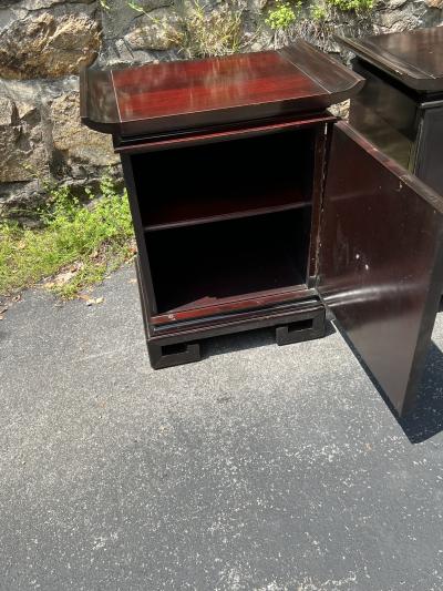 James Mont ASIAN MODERN PAIR OF CABINETS ATTRIBUTED TO JAMES MONT