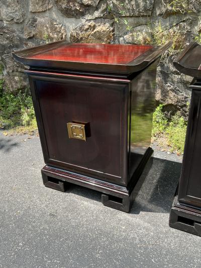 James Mont ASIAN MODERN PAIR OF CABINETS ATTRIBUTED TO JAMES MONT