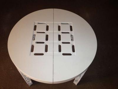 James Mont Attributed James Mont Dining Table White Lacquer
