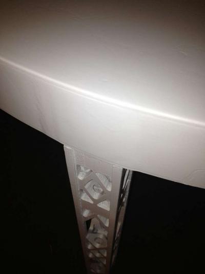 James Mont Attributed James Mont Dining Table White Lacquer